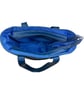 Genuine leather tote bag, medium sized blue shoulder bag - Image 7