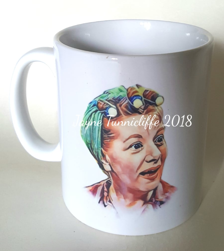 Hilda Ogden Coronation Street mug 