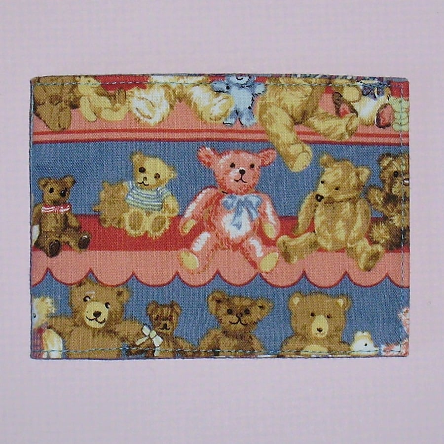 Card wallet teddy bears