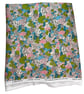 Large wash bag in Liberty cotton, floral toiletries bag with handles and pocket. - Image 10