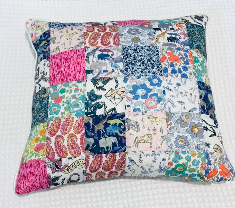  Liberty Patchwork Cushion Cover 