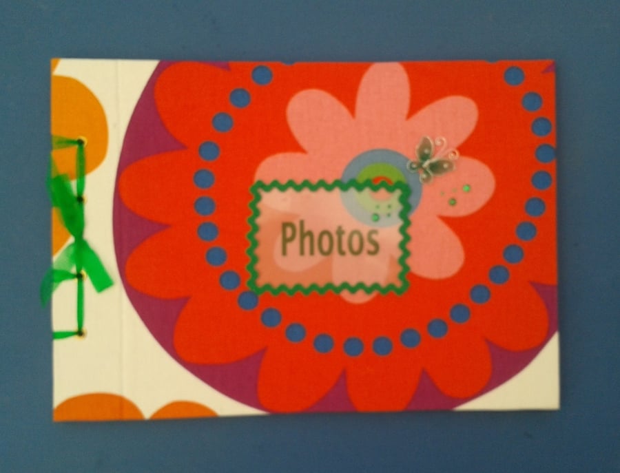 A4 fabric covered photo album