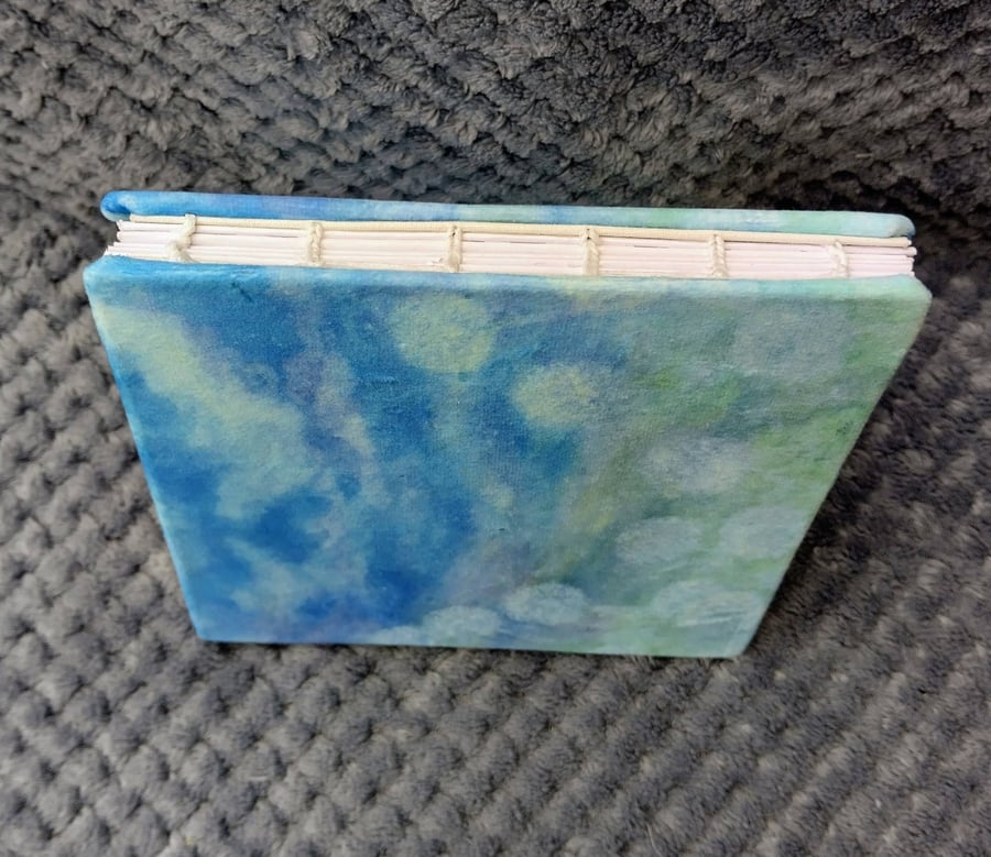 Handmade notebook or sketchbook - Dandelion Time