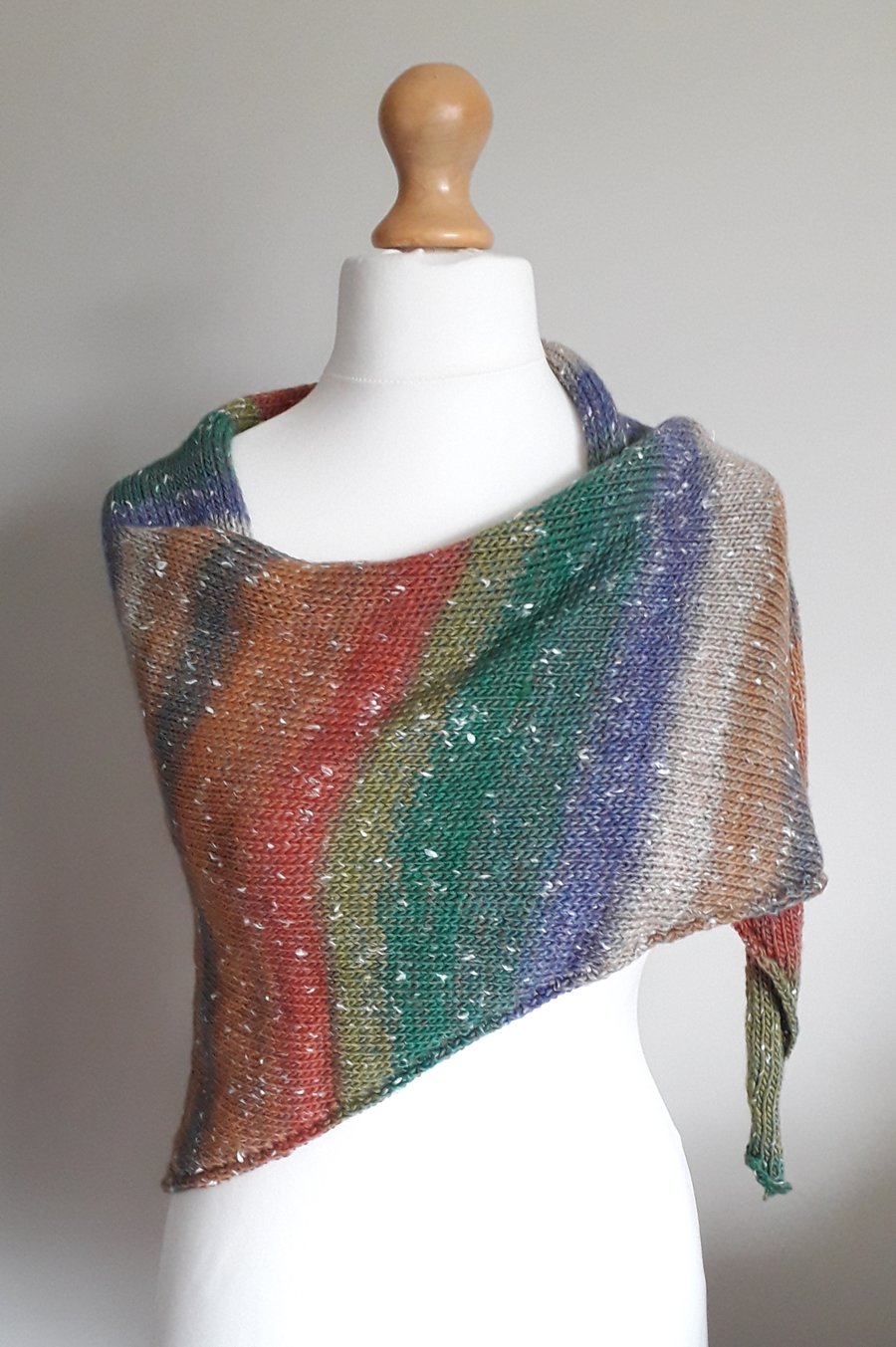 Northern Lights Wrap, Stole, Shawl