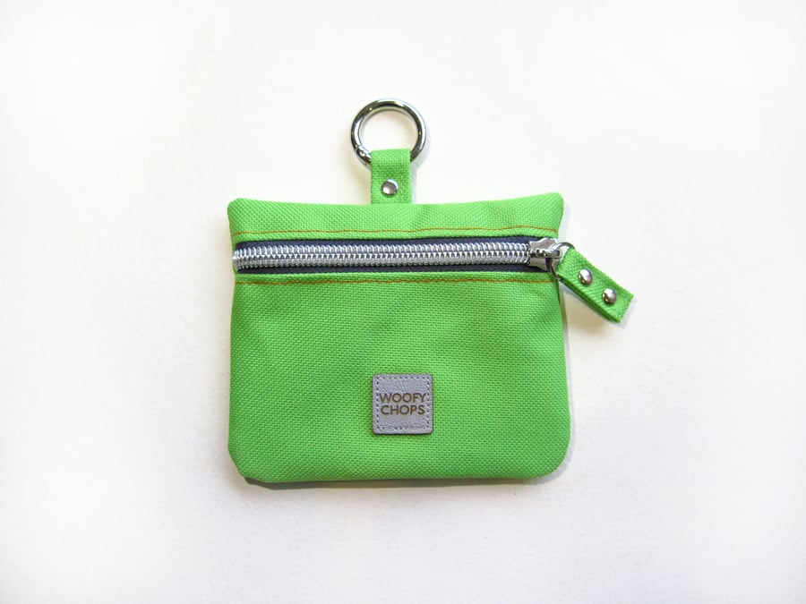 Waterproof Dog Treat Bag Pouch - APPLE LIME GREEN