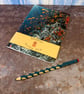 Notebook, Marine themed, A5 (ish), made from up-cycled and recycled materials. - Image 2