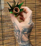 Dragon finger Puppet - Green and Yellow - Image 6