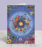 Set of 3 Cards, Nature Wheel of the Year, Tea Plants and Baby Animals  - Image 6