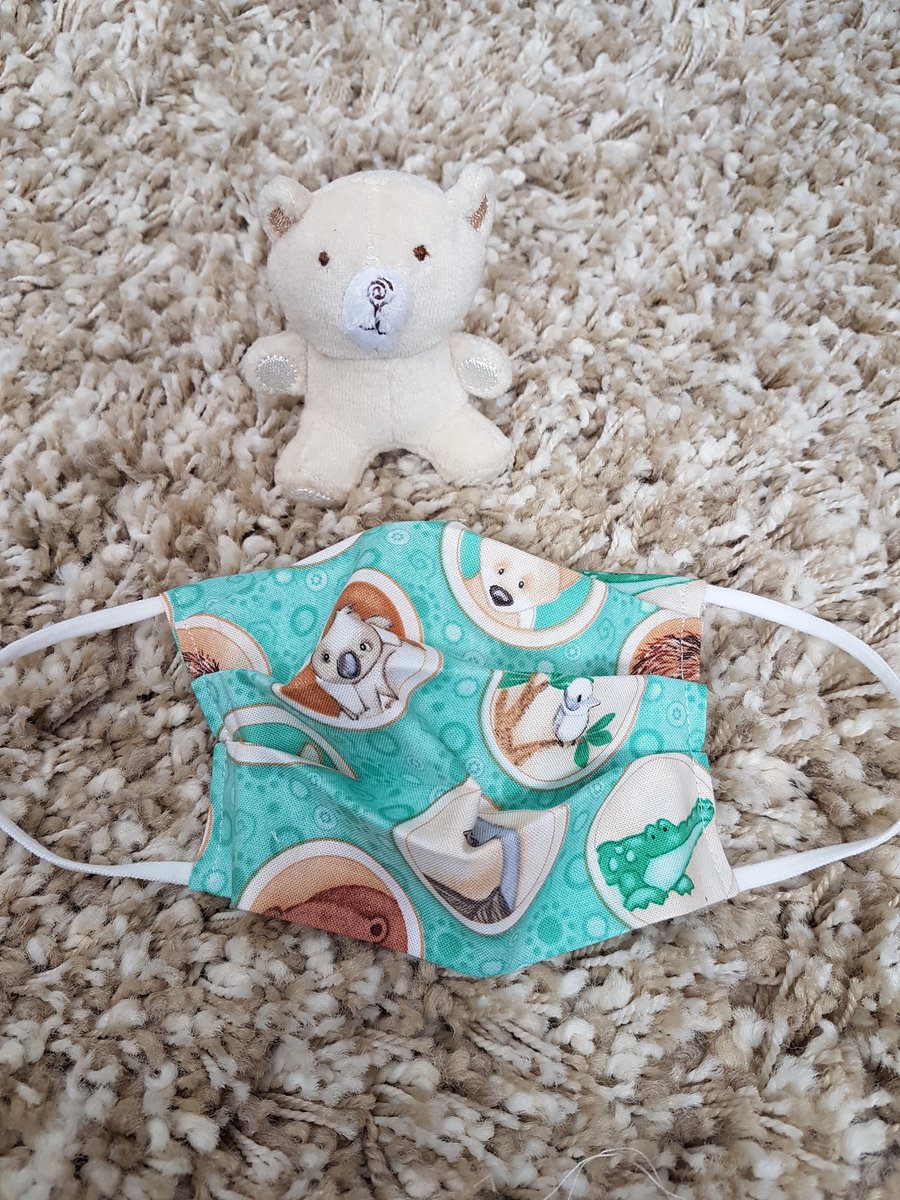 Child face covering – Koala and friends
