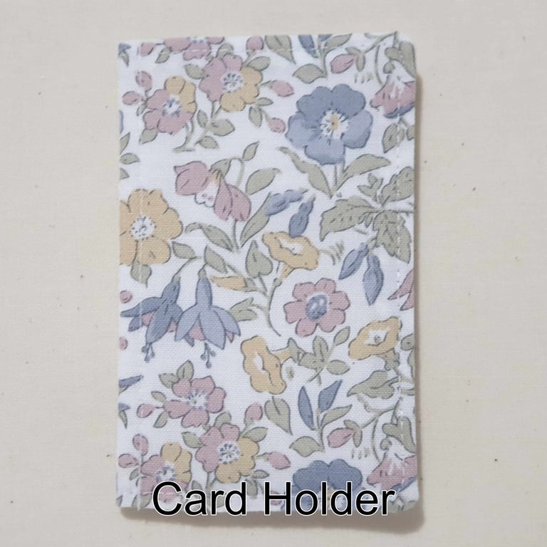 Liberty of London Fabric Card Wallet – Credit Card, Store Card, Business Card 01