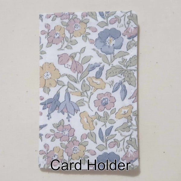 Liberty of London Fabric Card Wallet – Credit Card, Store Card, Business Card 01