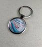 Wednesday Morning Swim Club - Swimmer Keyring - Large Resin Topped Keyring