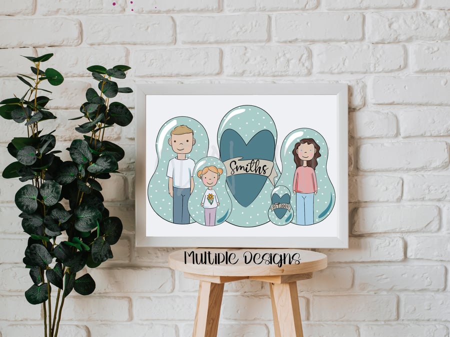 Personalised nesting dolls cheap