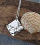 Silver beach, coast, shoreline pendant  - Image 3