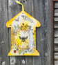 Honey Bee Wall Thermometer, Bee Happy Yellow Home Decor, Bee lovers gift