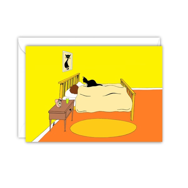 Cat Greetings Card, Funny Cat Card, Card for Cat Lover's, All Occasion Cards