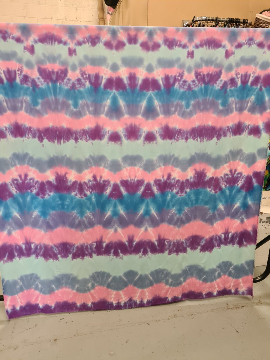 Hand tie dyed fabric