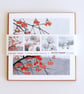 Winter Garden Greeting Cards pack of 4 blank illustrated cards - Image 3