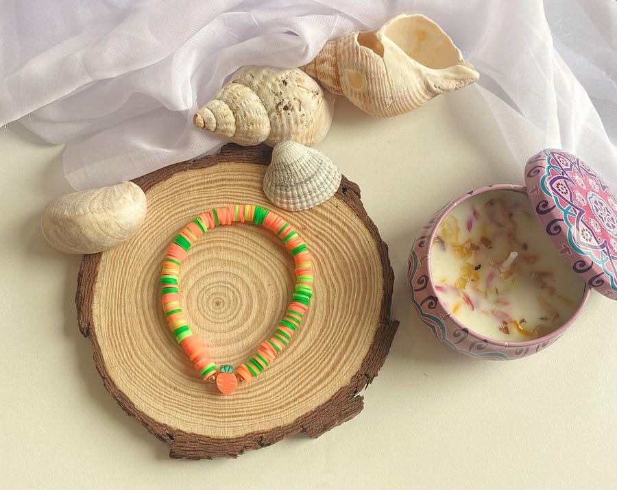 Carrot Charm Handmade Bracelet
