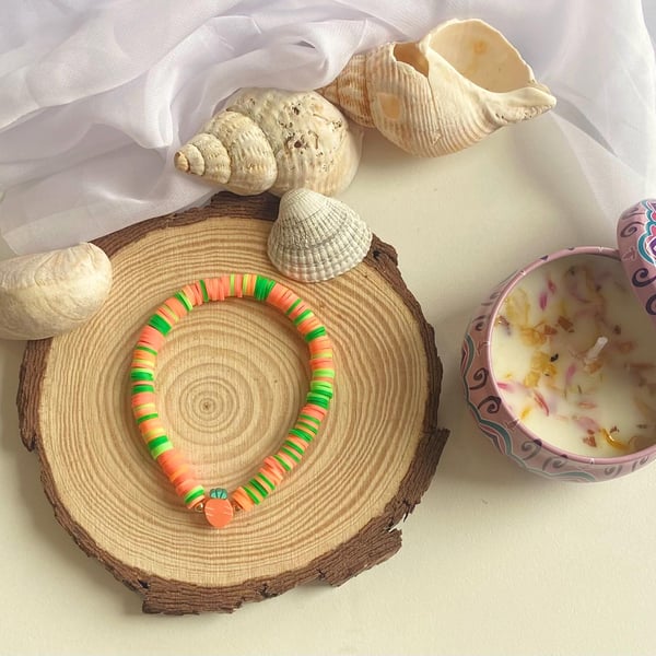 Carrot Charm Handmade Bracelet