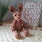 Handmade Crochet Rabbit Toy – Soft Plush Teddy – Baby Safe Gift