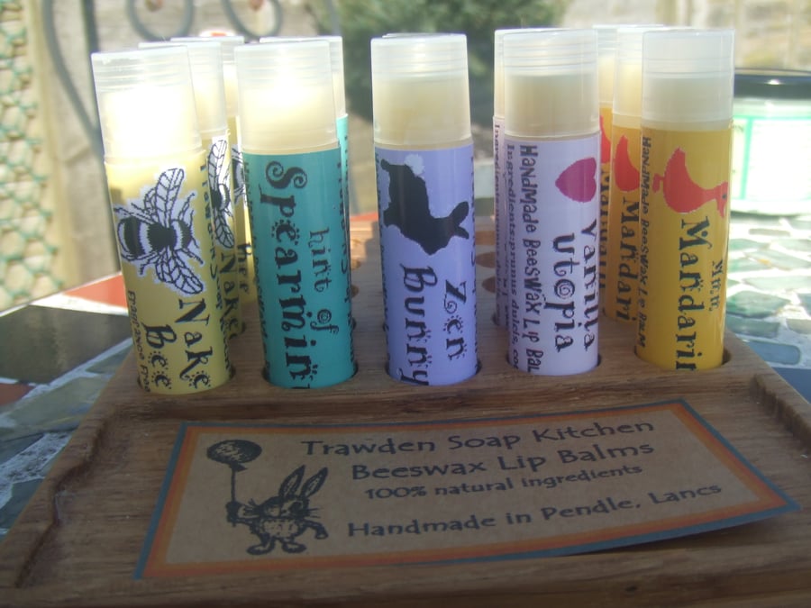 Mandarin Beeswax and Manuka Honey Lip Balm - 5g 100% natural