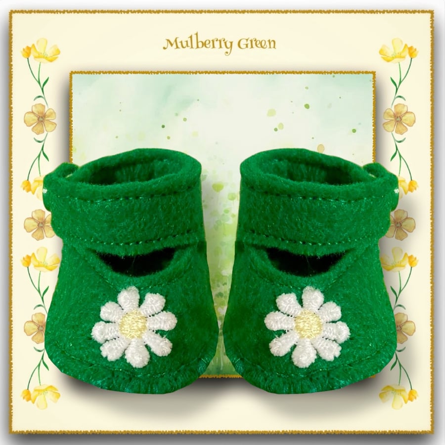 Green Oops a Daisy Shoes