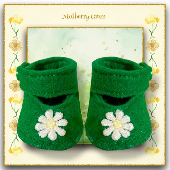 Green Oops a Daisy Shoes