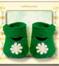 Green Oops a Daisy Shoes