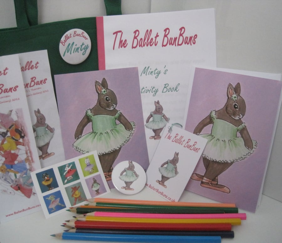 Ballet BunBuns Deluxe Gift Set - Minty