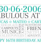 Personalised 16th Birthday Word Art - BD161 - Image 6