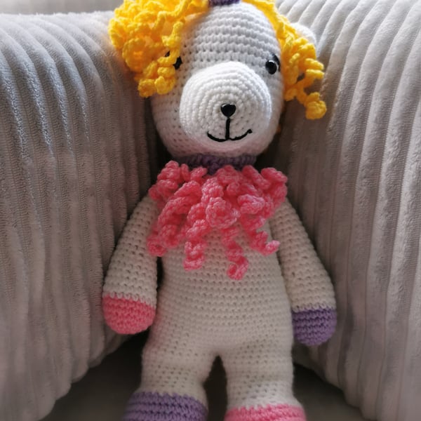 Colourful Crochet Vintage Vibes Unicorn