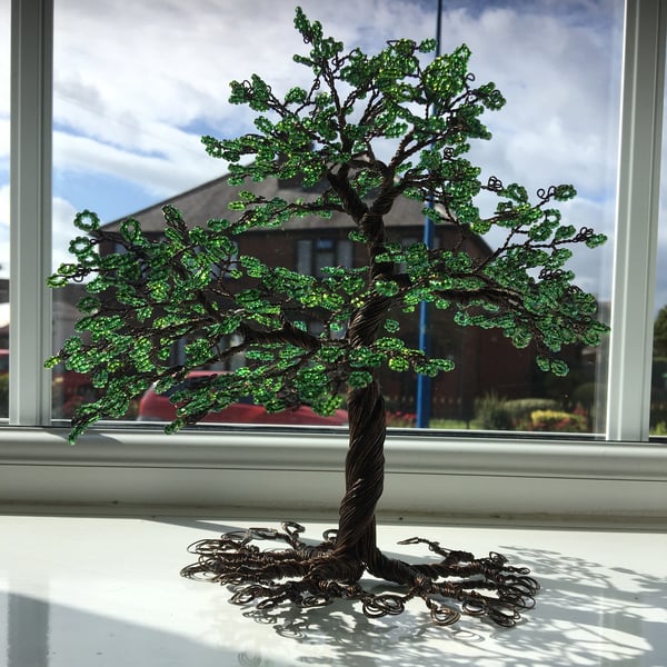 Wire Bonsai Tree Sculpture