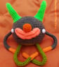 Greyson- crocheted, collectible companion creature for grown ups