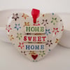 Bright ceramic heart decoration Home Sweet Home