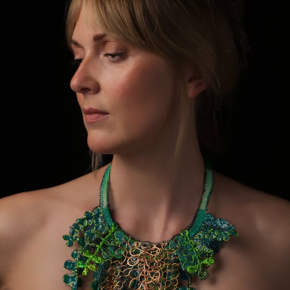 Maidenhair Spleenwort necklace