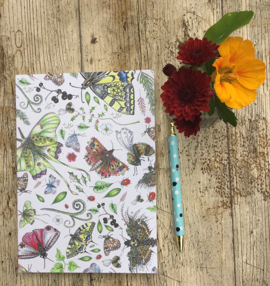 Butterflies and Moths Notebook