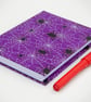 A6 Hardback Notebook with full cloth spider cover