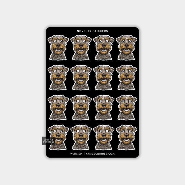 Funny Vinyl Sticker Sheet For Adults - Dog