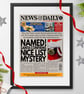 Personalised Newspaper Christmas Gift - Image 1