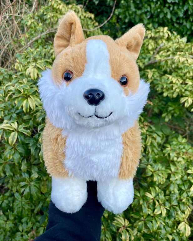 4lb Weighted Corgi Plush Toy