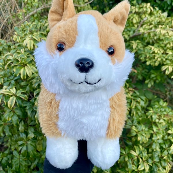 4lb Weighted Corgi Plush Toy