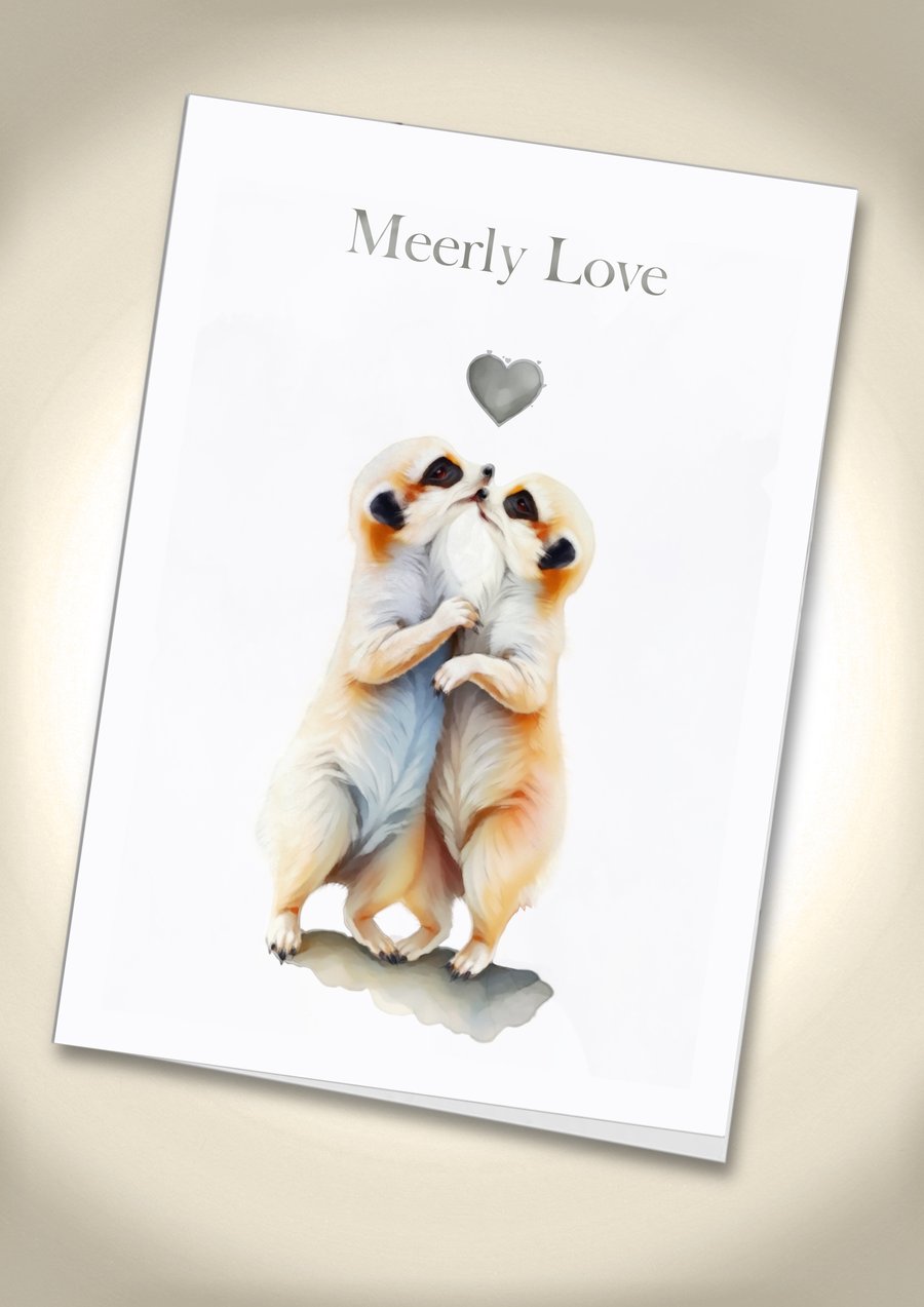 Meerly Love Valentines Card