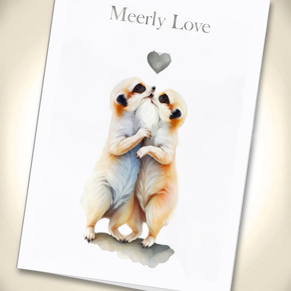 Meerly Love Valentines Card