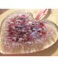Handmade Fused Glass Red or Pink Love Heart - Hanging Decoartion - Suncatcher  - Image 7