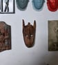 Dogon mask fridgemagnet, african tribal art, mali west Africa, hand painted  - Image 5