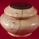 Small Trinket Box in Sycamore with Goldfield Burr Insert - No.245