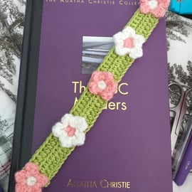 Crochet Floral Bookmark