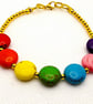 Rainbow Howlite Gemstone  Bracelet - Image 2