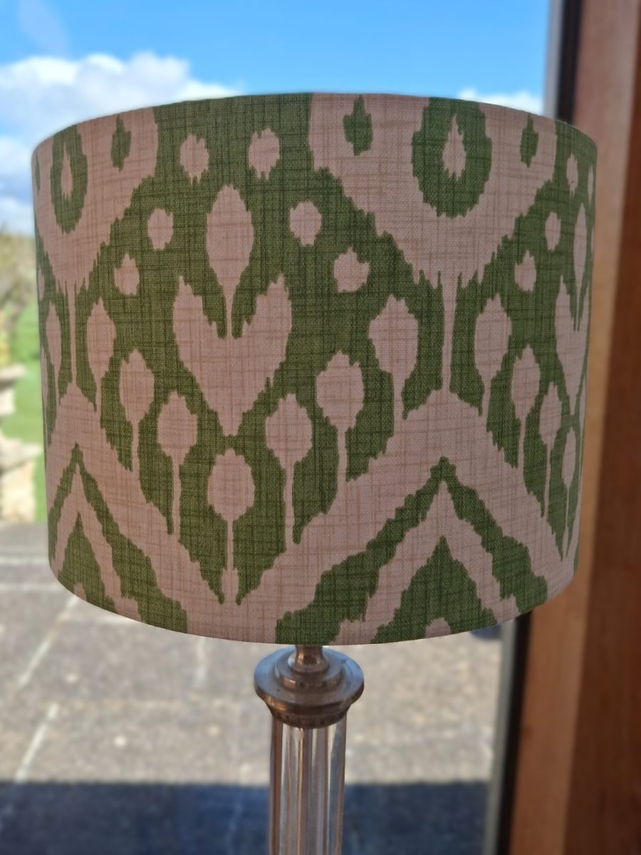Emerald Green Marrakech lampshade 
